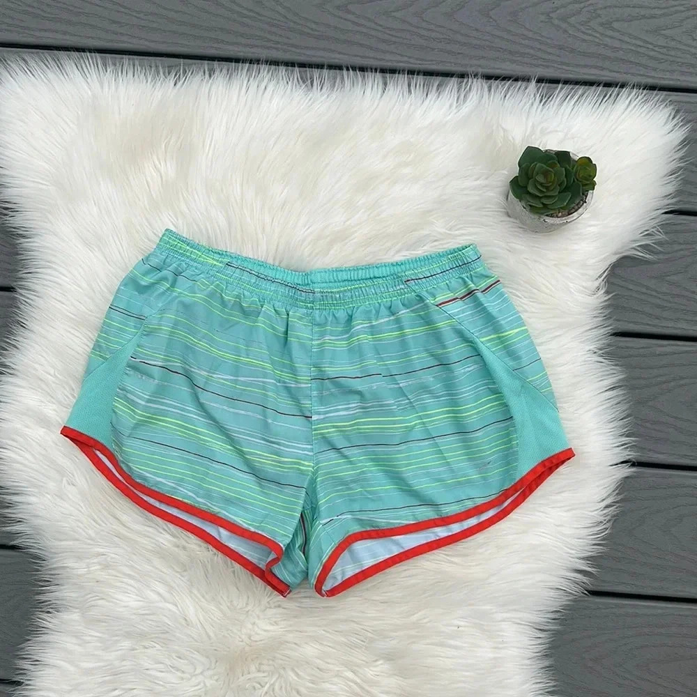 Nike striped workout shorts